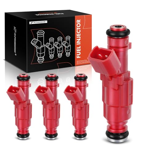 A-Premium 12 Holes 4Pcs Fuel Injectors Compatible with Hyundai Elantra 2011-2015, Elantra GT 2013, Elantra Coupe 2013 & Kia Forte 2015, Soul 2012-2013, 1.8L 2.0L, Replace# 35310-2E000, 353102E000 - Image 1