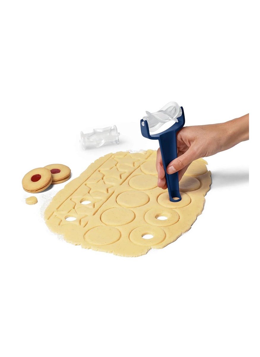 Tchibo Keksroller Biscuit Cutter, Navy and White  - Image 2