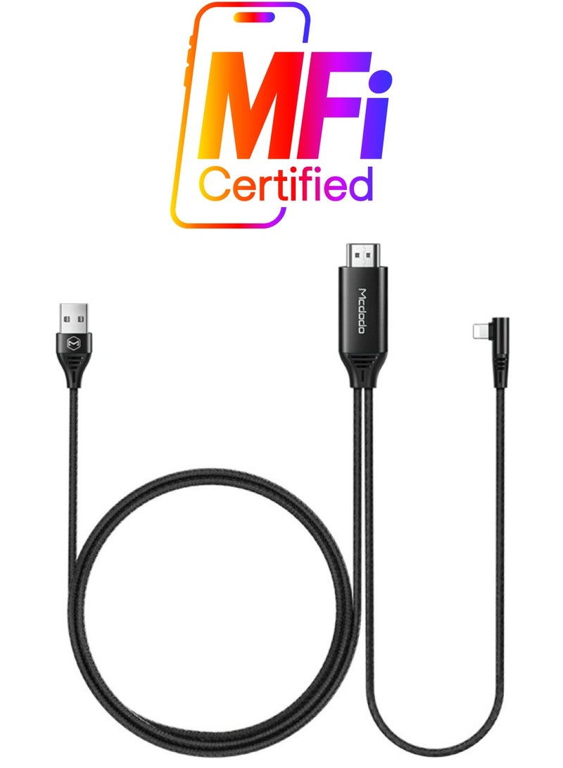 مكدودو ماكدودو CA-6400 كابل لايتنينج إلى HDMI TV 2 متر - Image 1