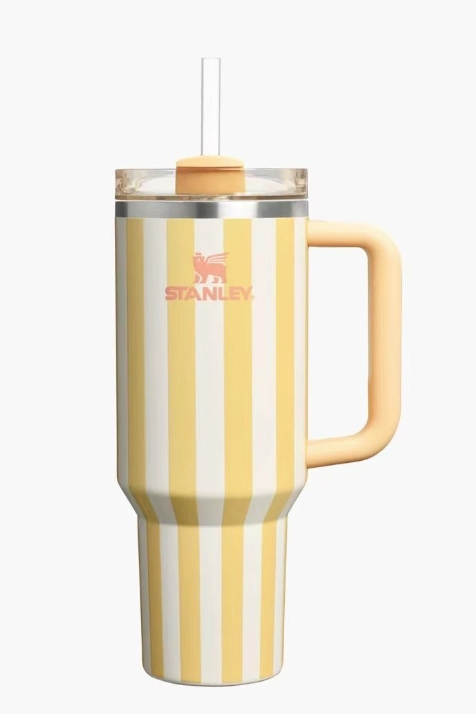 STANLEY Quencher H2.0 Tumbler with Handle and Straw 40 oz Flowstate 3 Position Lid Cup Holder Compatible for Travel Insulated Stainless Steel Cup - Image 1