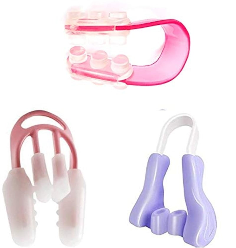 AlexVyan Silcon 3 pcs Adjustable Different Model Nose Up Clip Shaping Lifting Bridge Straightening Nose Up Beauty Clip High Lifting Clipper Correction Shaper For Shaping Beauty Tool - Image 1