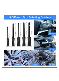 Sharpdo 18-Pieces Set Car Wash Cleaning Tool Kit HX-18 Blue  - Image 4