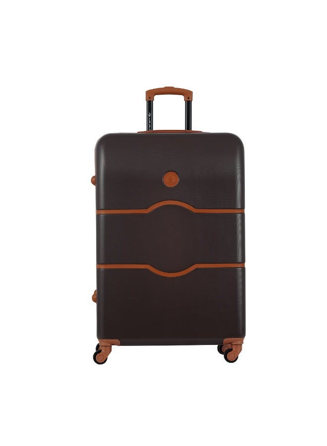 Eagle Express Iconic Hard Shell Trolley Luggage - 28 inch - Brown - ABS Material, 360 Spinner Wheels, Combination Lock - 1-Year Warranty - Image 1