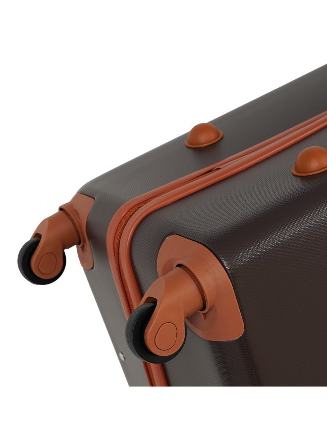 Eagle Express Iconic Hard Shell Trolley Luggage - 28 inch - Brown - ABS Material, 360 Spinner Wheels, Combination Lock - 1-Year Warranty - Image 4
