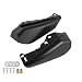 PIKPOP Mid Frame Air Deflector for Harley Davidson 20092025 Motorcycle Heat Deflectors Shields for Harley Touring Street Glide Road Glide Electra Glide Road King Ultra Limited Tri Glide CVO Matte Black - Image 2