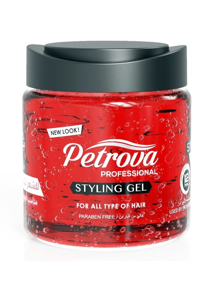 Petrova High Hold Styling Gel Suitable for All Hair Types 800ML - Image 2