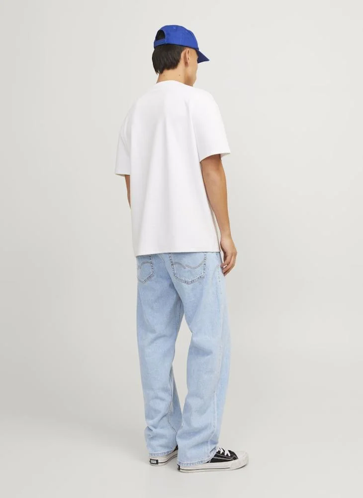 جاك اند جونز Jjieddie Stright Fit Jeans