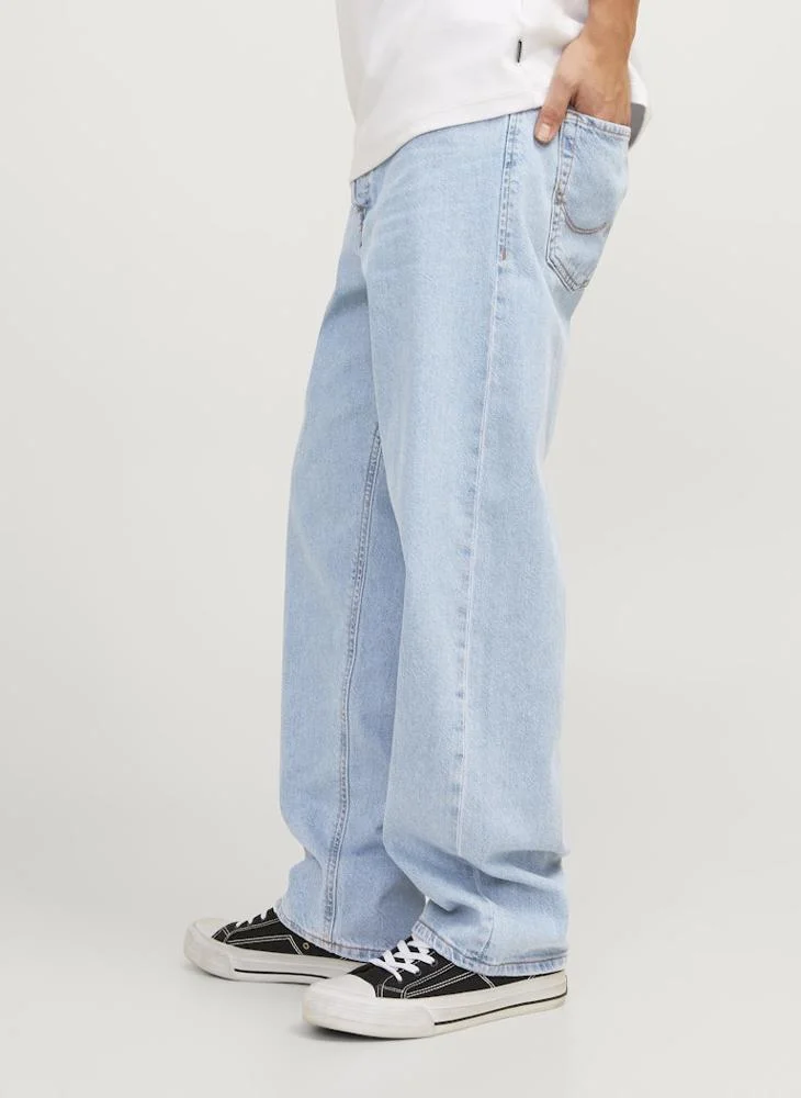 جاك اند جونز Jjieddie Stright Fit Jeans