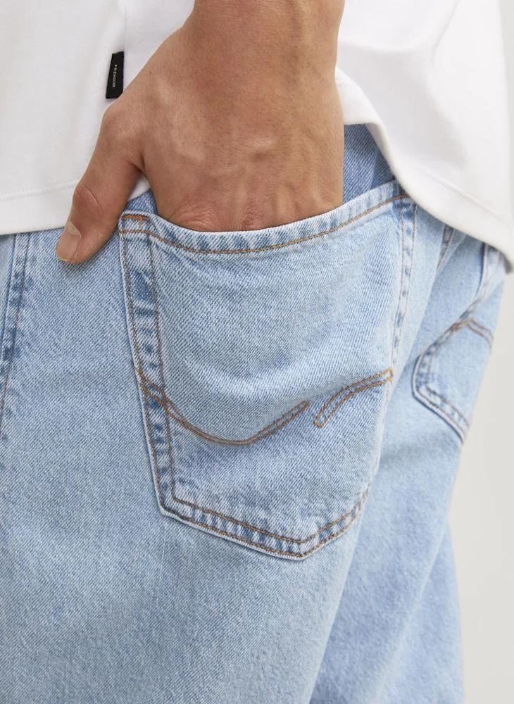 جاك اند جونز Jjieddie Stright Fit Jeans