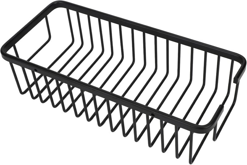 Wall Storage Rack, Metal Hanging Storage Basket, Large Capacity with Proof Space Aluminum, Deepened Mesh Basket for Bathroom Beauty Salon Spa - Image 4