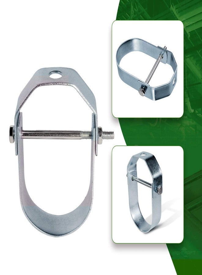 HIGHCRAFT IDT-HF03 Clevis Hanger Standard Electro Galvanized Steel, 3 in, 3 in, Chrome - Image 2