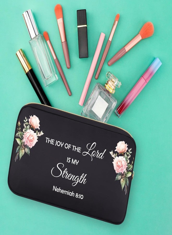 Baipilu Inspirational Bible Verse Gifts Christian Gifts for Women Faith Makeup Bag Motivational Gifts for Women Christian Cosmetic Bag for Women Friend Spiritual Gifts Baptism Gifts for Sister Daughter - Image 3
