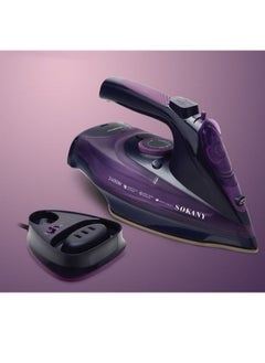 sokany Cordless Steam Iron with Non-Stick Soleplate/Self Clean Function  - Image 4
