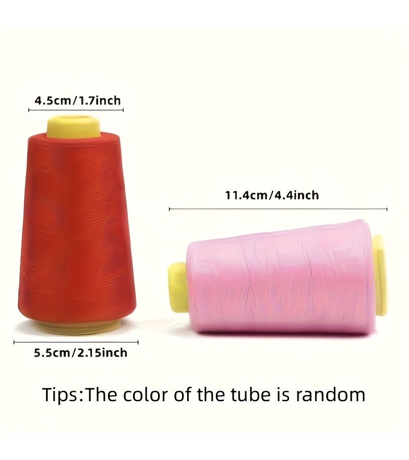 3000 Yards Polyester Sewing Thread Light Yellow for Embroidery Quilting Sewing Durable Multipurpose Yarn - Image 3
