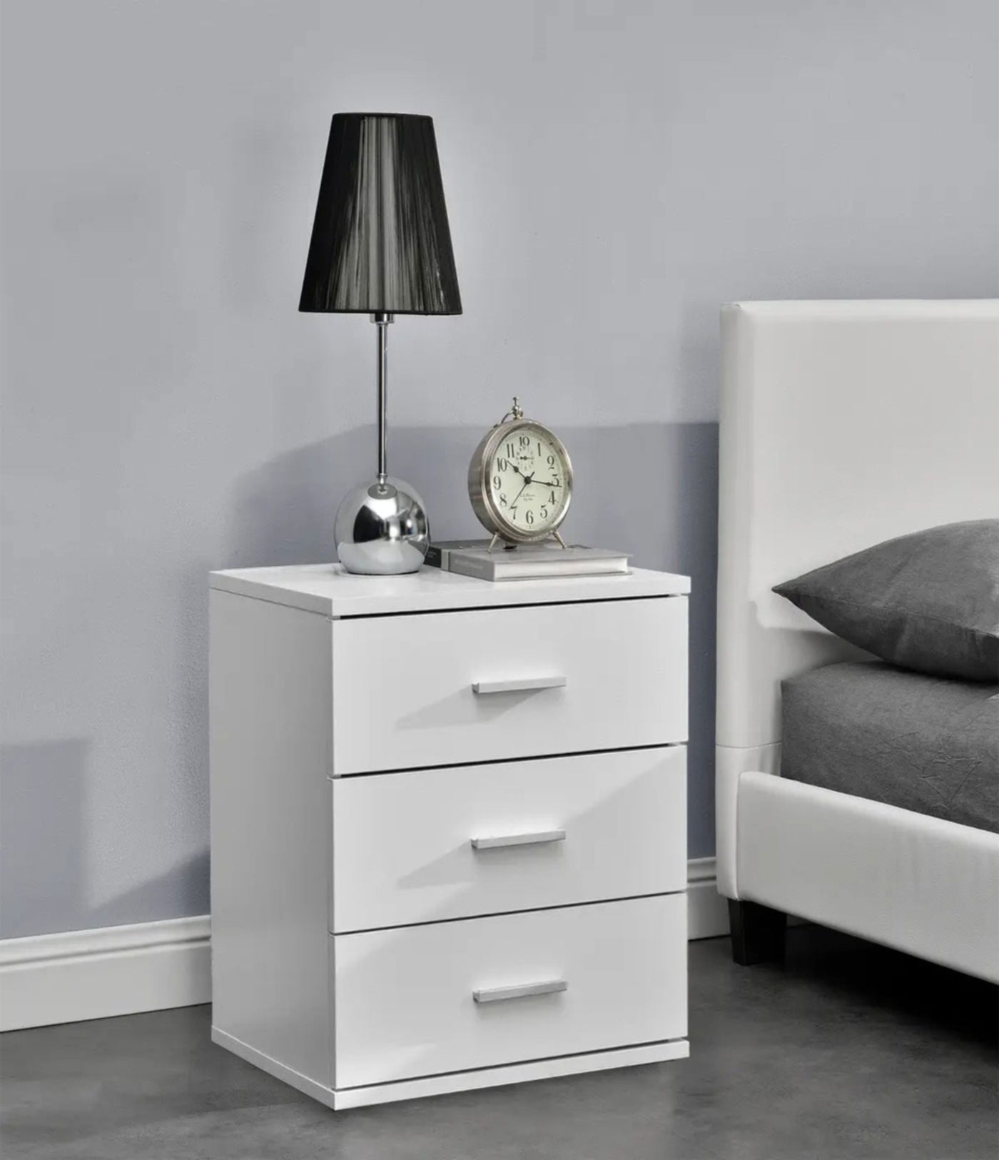 Modern MDF nightstand - Height 65 cm - Width 50 cm - Depth 36 cm, from Furniture Store.