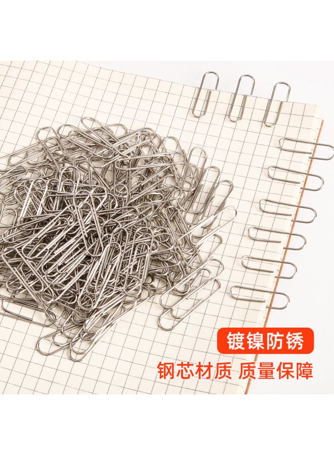 HELPS Office Supplies Metal Paper Clips Customized No. 3 Fixed Pin Box 80 Pieces Financial Stationery Accessories - Image 3