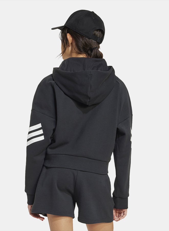 Adidas Future Icons 3-Stripes Full-Zip Hooded Track Jacket Kids - Image 3