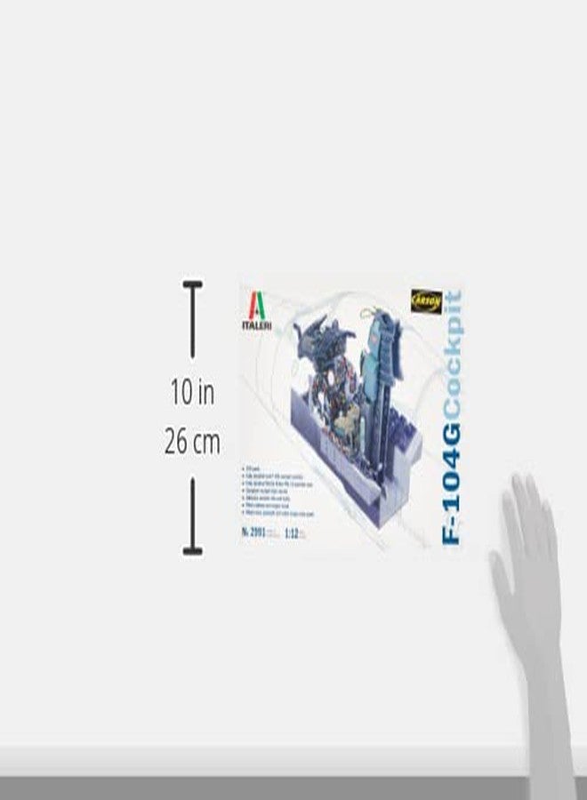 Italeri 2991S 1:12 F-104G Cockpit, Faithful Replication, Model Making, Crafts, Hobbies, Gluing, Plastic Construction kit, Assembly - Image 4