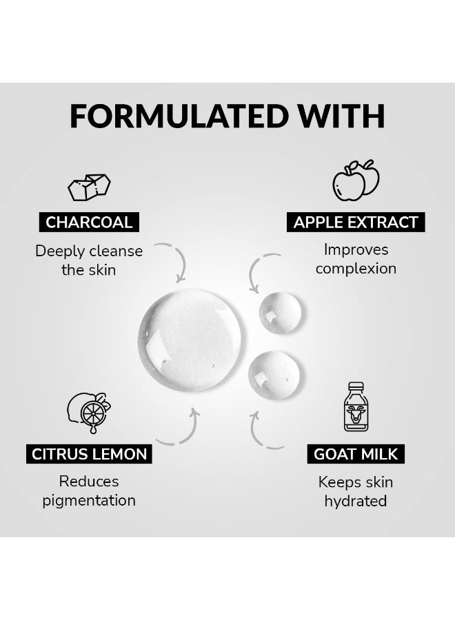 Mirabelle Men's Korean Face Sheet Mask for Intense Brightening | Anti - Acne (Pack of 2) - Image 2