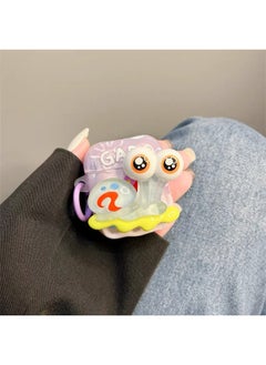 Anime Three-Dimensional Cute Cartoon Applicable Airpods4 Generation Earphone Case For Apple Bluetooth Protective Case 3 Generation Pro2 New-Color:Snail-Applicable Models:Universal For Airpods Pro/pro2