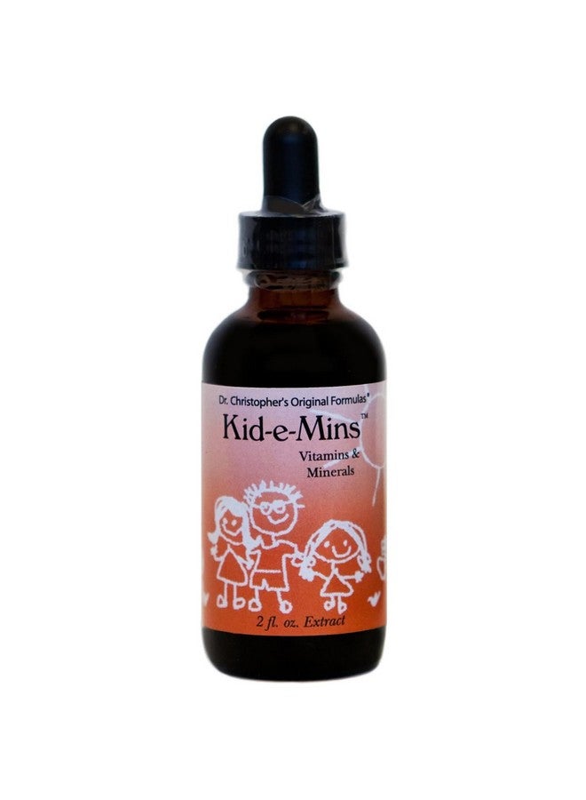 Christopher's Original Formulas Kid-E-Mins Vitamins & Minerals, Natural Orange Flavor, Kids Liquid Multivitamin, 2 oz - Image 1