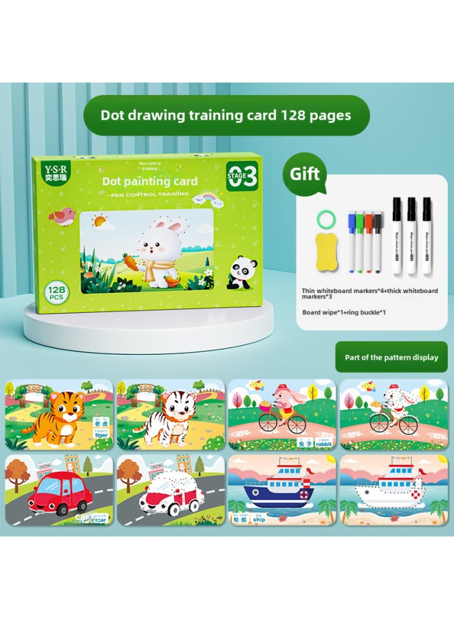 Source Manufacturer Pen Control Training Copybook Concentration Training Drawing Red Logical Thinking Puzzle Early Education Book - Image 1