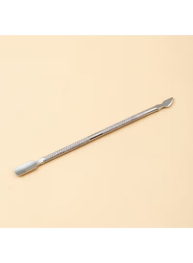 Rozino 7-Piece Nail Care Kit with Steel Cuticle Pusher, Nail Files & Polishing Blocks - Image 5