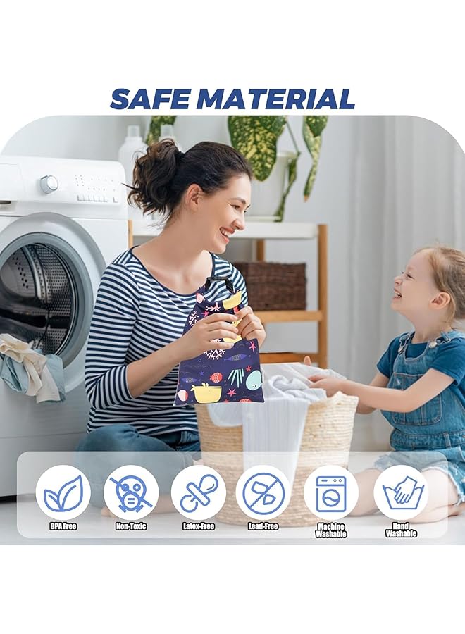 X spring Waterproof Wet Dry Bags 40X28Cm Dual Zippered Compartments For Swimsuits Diapers And Gym Clothes Leakproof Reusable Bags For Baby Beach Essentials - Image 3