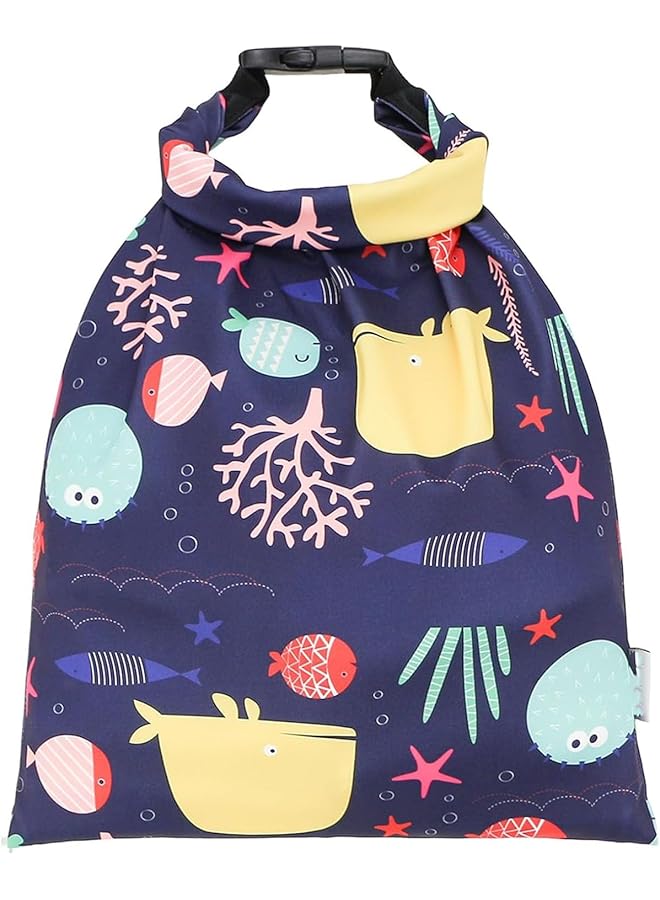 X spring Waterproof Wet Dry Bags 40X28Cm Dual Zippered Compartments For Swimsuits Diapers And Gym Clothes Leakproof Reusable Bags For Baby Beach Essentials - Image 1