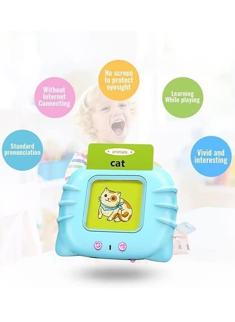 Zashe Talking Flash Cards Learning Toy for Kids – Rechargeable Early Education Device with English & Arabic Pronunciation, 224 Words  - Image 5