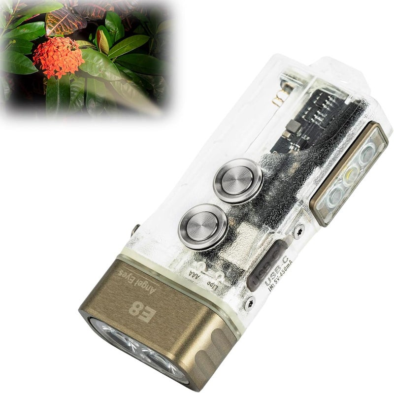 RovyVon Angel Eyes E8U Pocket Torch LED 500 Lumen with Multifunctional Sidelight - Image 1