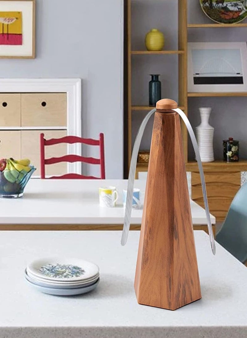 KASTWAVE Fly Repellent Fan for Tables, Insects Food Protector Electric Fan Portable Wood Grain Table for Outdoor Indoor Keep Flies Bug Away from Your Food Picnic Camping Meal Home Hotel without Chemicals 1 PCS - Image 5