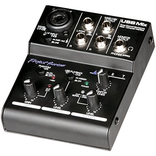 Art Pro Audio USB Mix 3Channel Mixer and USB Audio Interface
