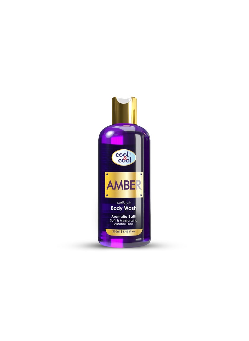 Cool & Cool - Cool & Cool Amber Body Wash 250 ML-Enriched with Vitamin E, Soft, Creamy and Moisturizing - Image 1