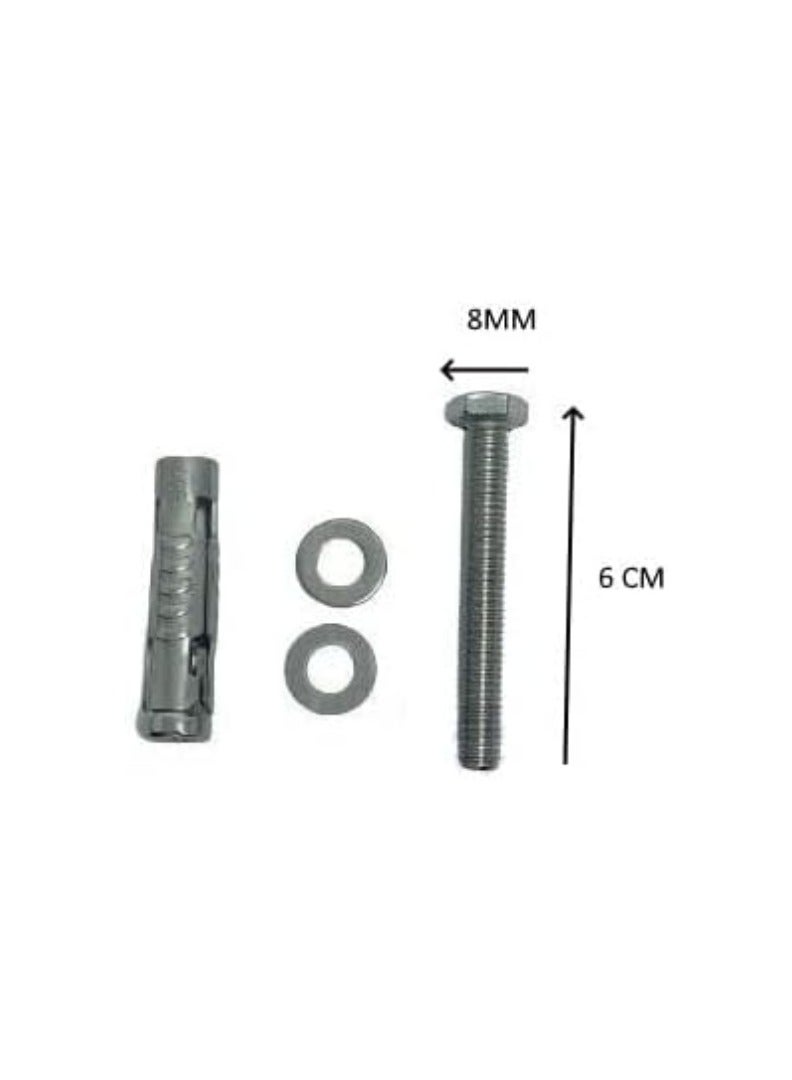 KNP KNP 8mm Stainless Steel Fix Bolt Pack of 2 is Designed for Secure and Reliable Fastening in Heavy Duty Applications.  - Image 1