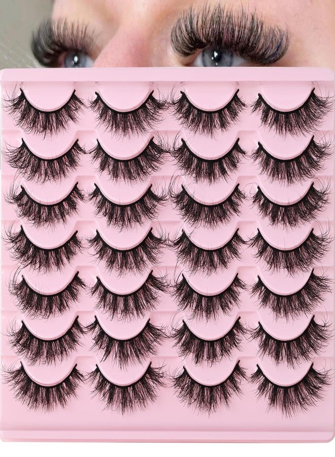 Yaiseiko Natural Manga Eyelashes Cat Eye Lashes Spiky Eyelash That Look Like Extensions Strip Lashes Wispy Eyelashes Soft 17mm Foxy Eyelash by Yaiseiko - Image 1