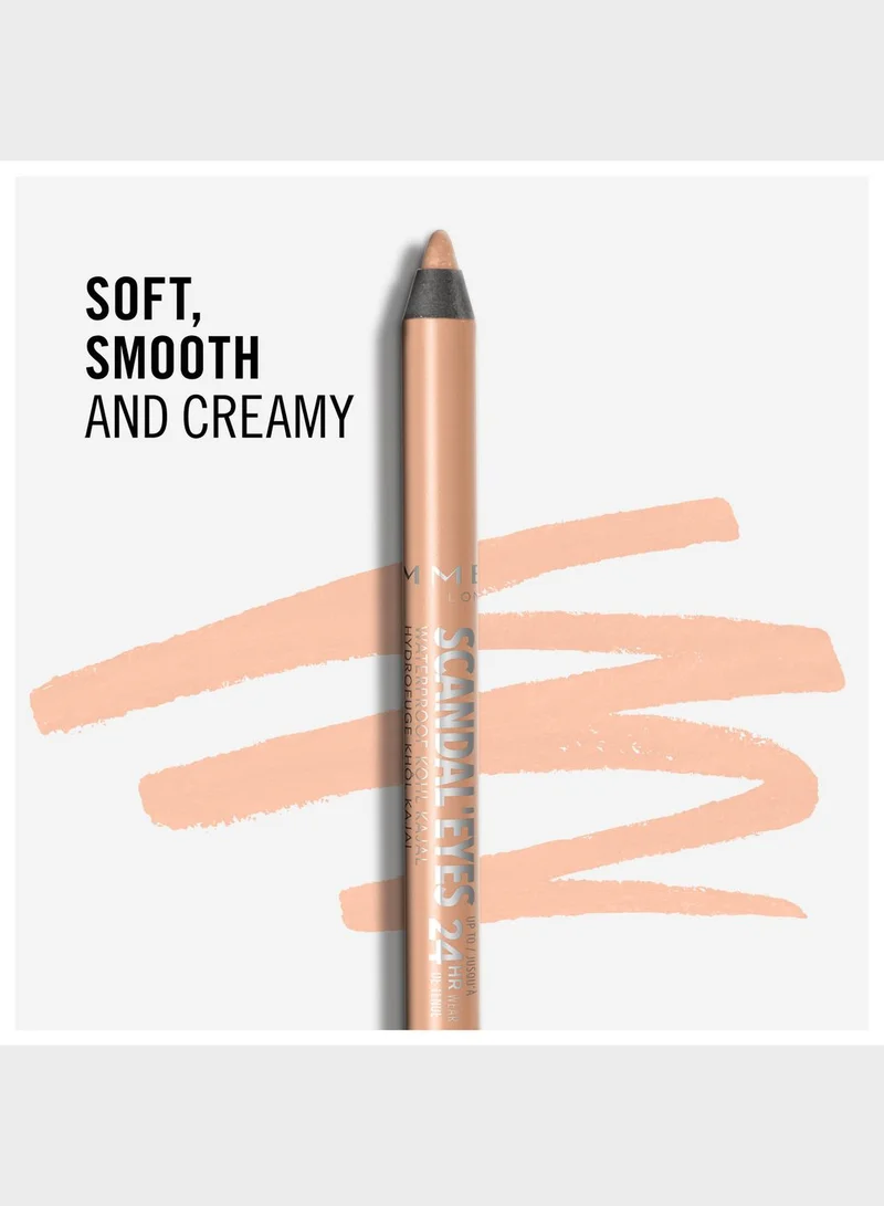 RIMMEL LONDON Rimmel Scandaleyes Waterproof Kohl Kajal Liner – 005 – Nude, 1.3g