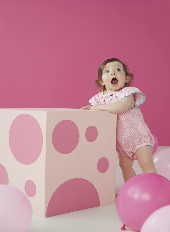 Mud Pie Baby Girls Smocked Birthday Bubble, 12-18 Months, Pink, 12-18 Months US - Image 2