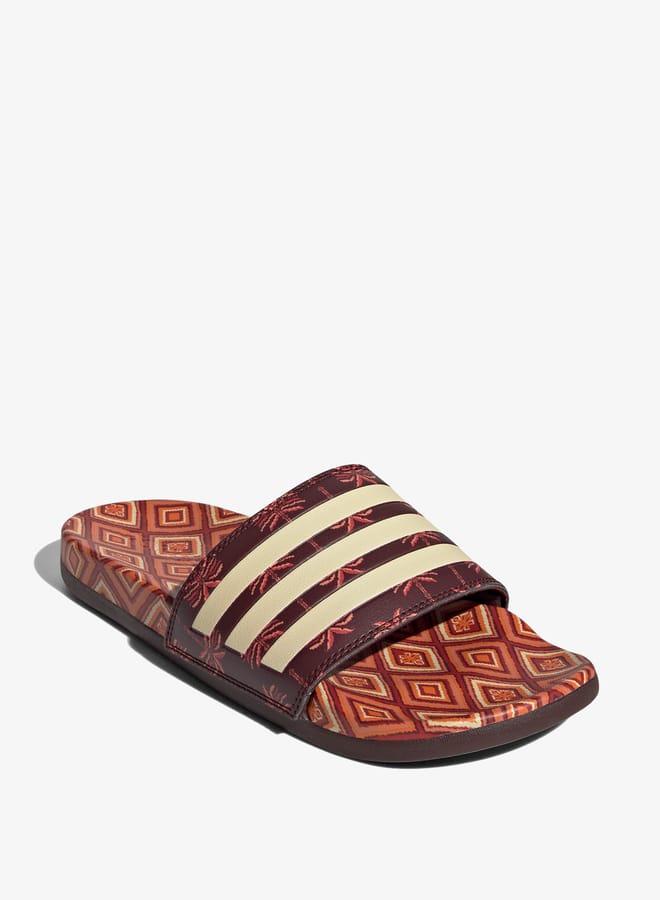 Adidas Womens Printed Slip-On Slides -Adilette Comfort - Image 1
