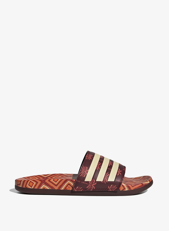 Adidas Womens Printed Slip-On Slides -Adilette Comfort - Image 3