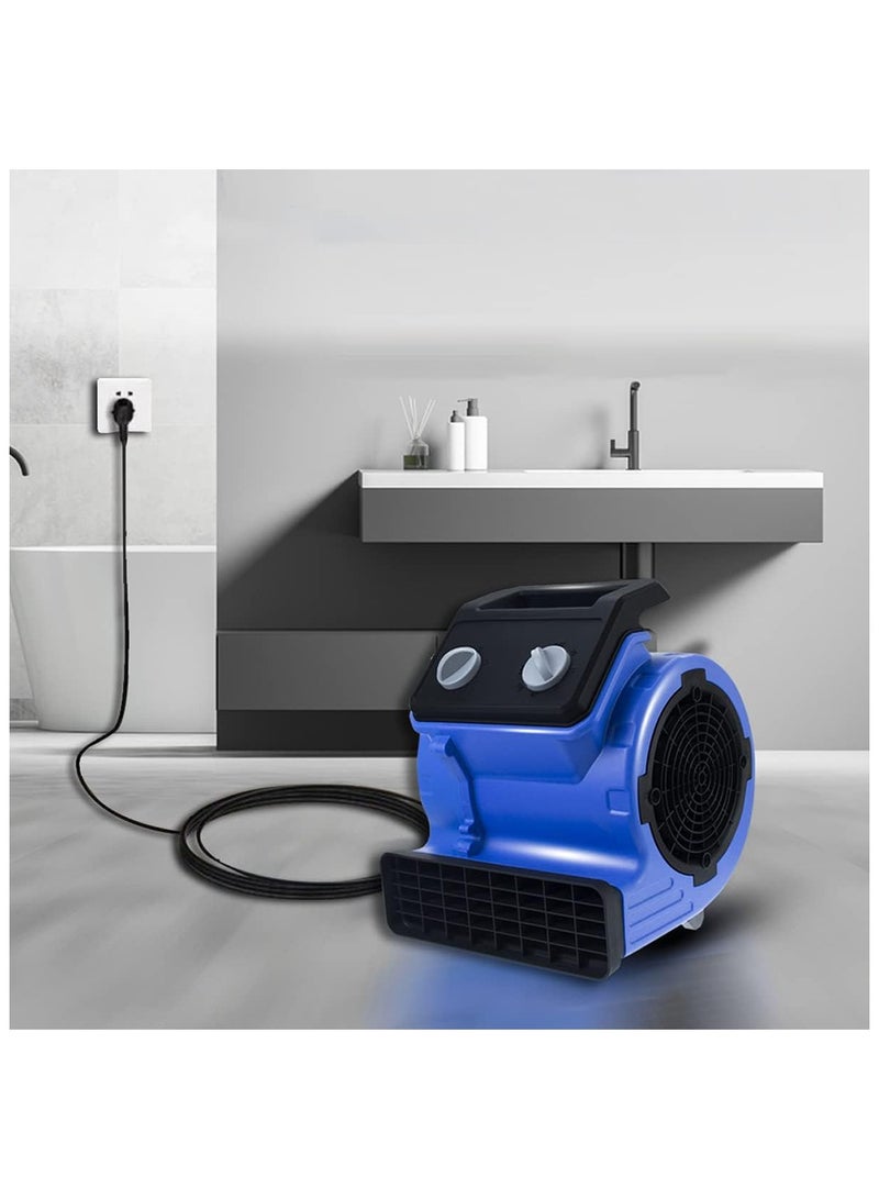 Cool Baby COOLBABY Home 300W Small Floor Blow Dryer 3 Speed Mini Mighty Centrifugal Air Mover Dryer Utility Blower Fan  - Image 1