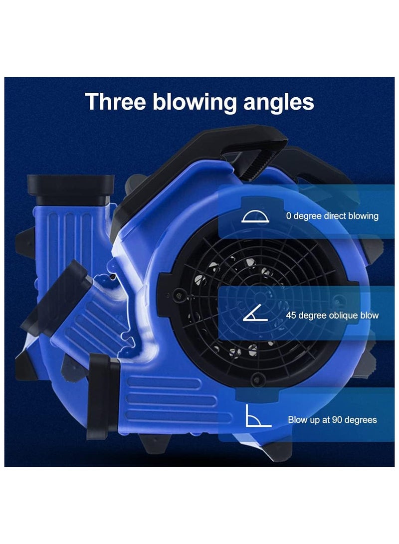 Cool Baby COOLBABY Home 300W Small Floor Blow Dryer 3 Speed Mini Mighty Centrifugal Air Mover Dryer Utility Blower Fan  - Image 5