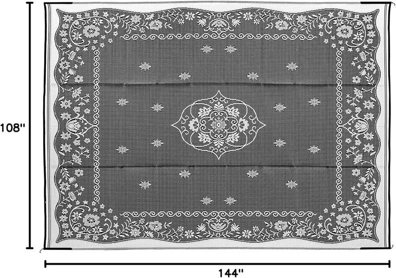 Camco سجادة ترفيهية شرقية 42853 - رمادي 9' X 12' - Image 3