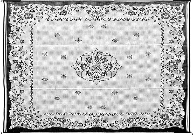 Camco سجادة ترفيهية شرقية 42853 - رمادي 9' X 12' - Image 4