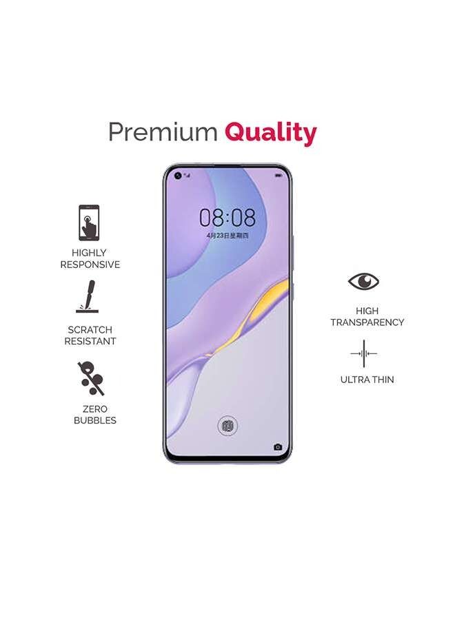 BORTONY Tempered Glass Screen Protector For Huawei Nova 5T 6.26inch Clear - Image 2
