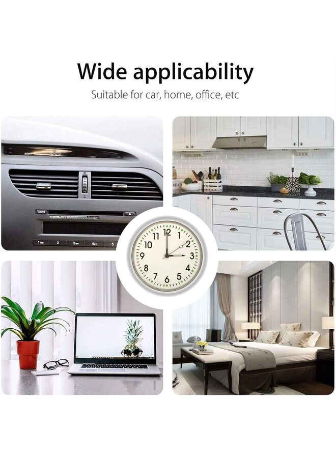 Car Clocks for Dash - Glow in The Dark Car Dashboard Watch,Quartz Dashboard Watch, Automotive Replacement Clocks, Stick On Clock for, for Home, Truck - Image 5