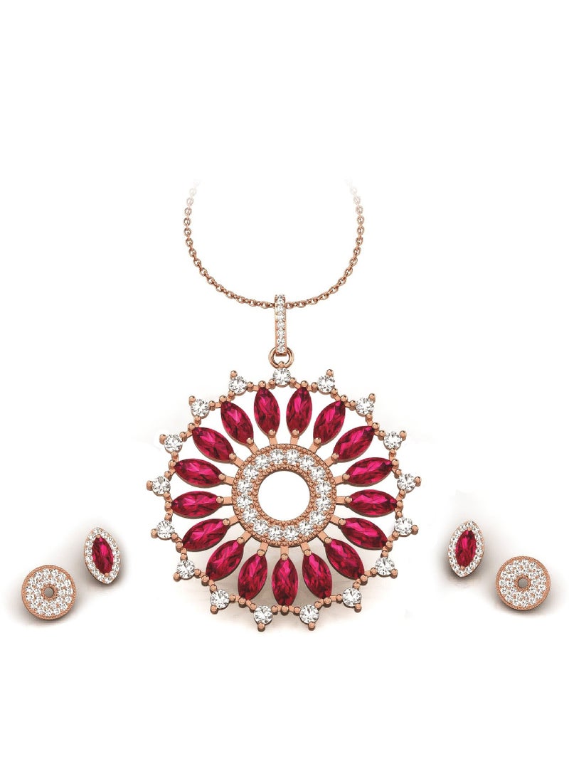Ruby Jewelry Set - Image 1