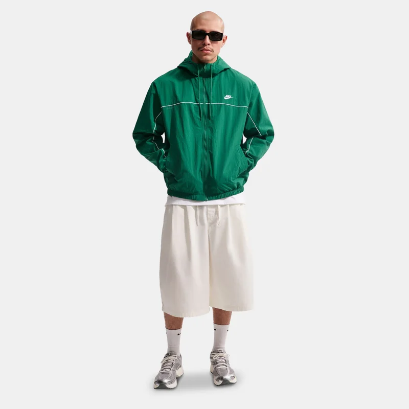 Nike Green Men's Club Hooded Jacket for Men | Best Price UAE