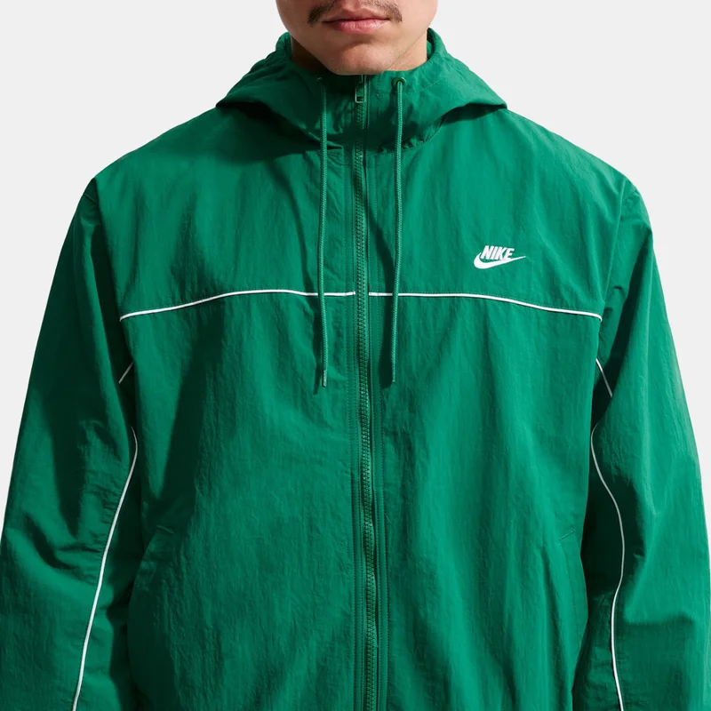 Nike Green Men's Club Hooded Jacket for Men | Best Price UAE