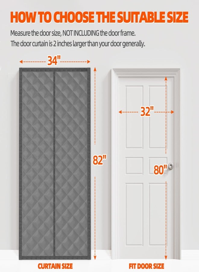Vaniture Door Curtain Fits Door Size 32X80in - Image 2